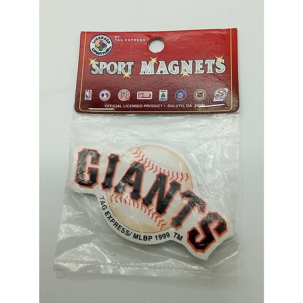 Vintage 1999 Tag Express San Francisco Giants Sport Magnet